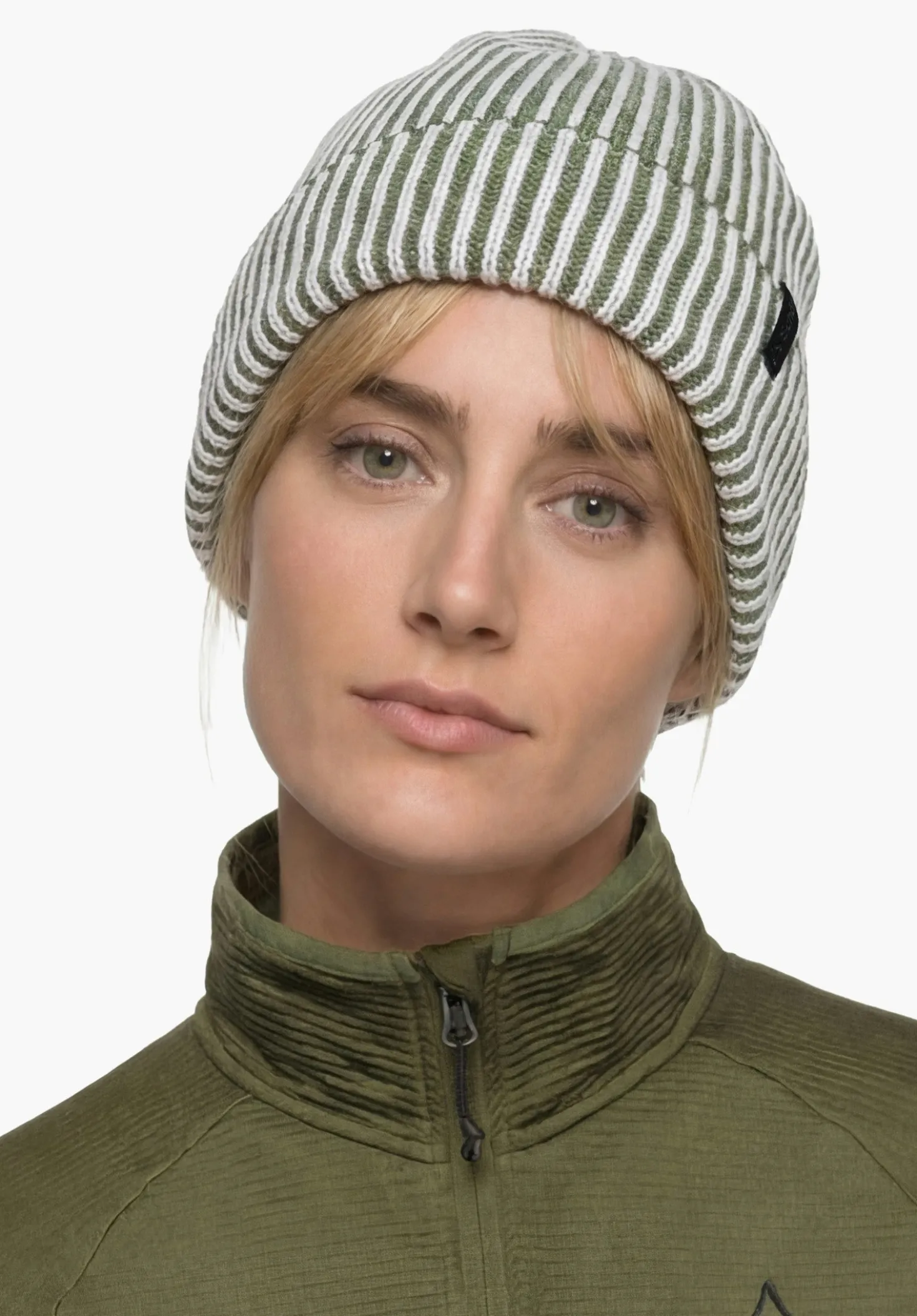 Strickmütze mit Fleece-Stirnband