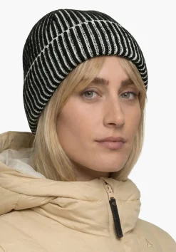 Strickmütze mit Fleece-Stirnband