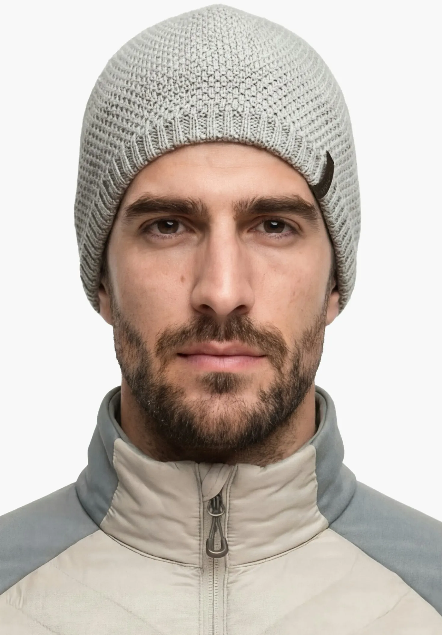 Strickmütze mit reflektierendem Garn