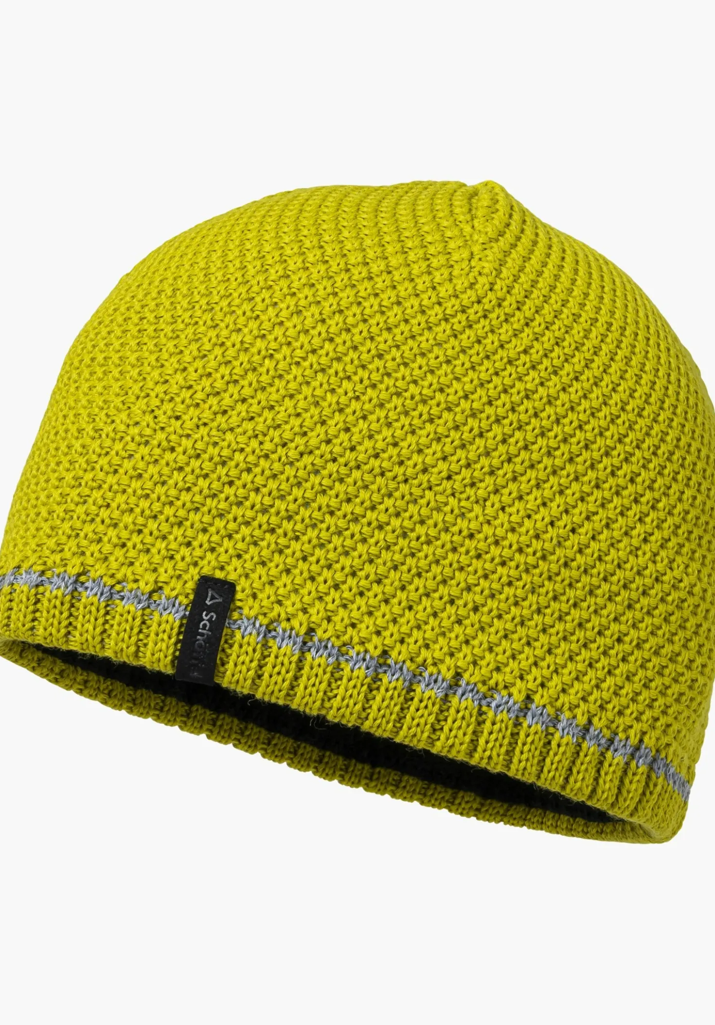 Strickmütze mit reflektierendem Garn