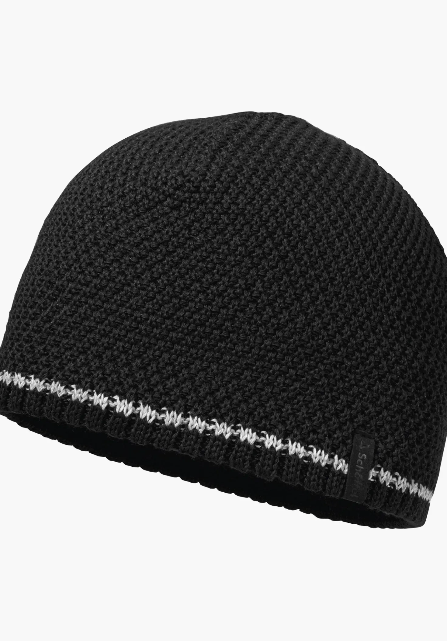 Strickmütze mit reflektierendem Garn