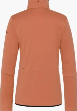 Strukturfleece Jacke mit Stehkragen