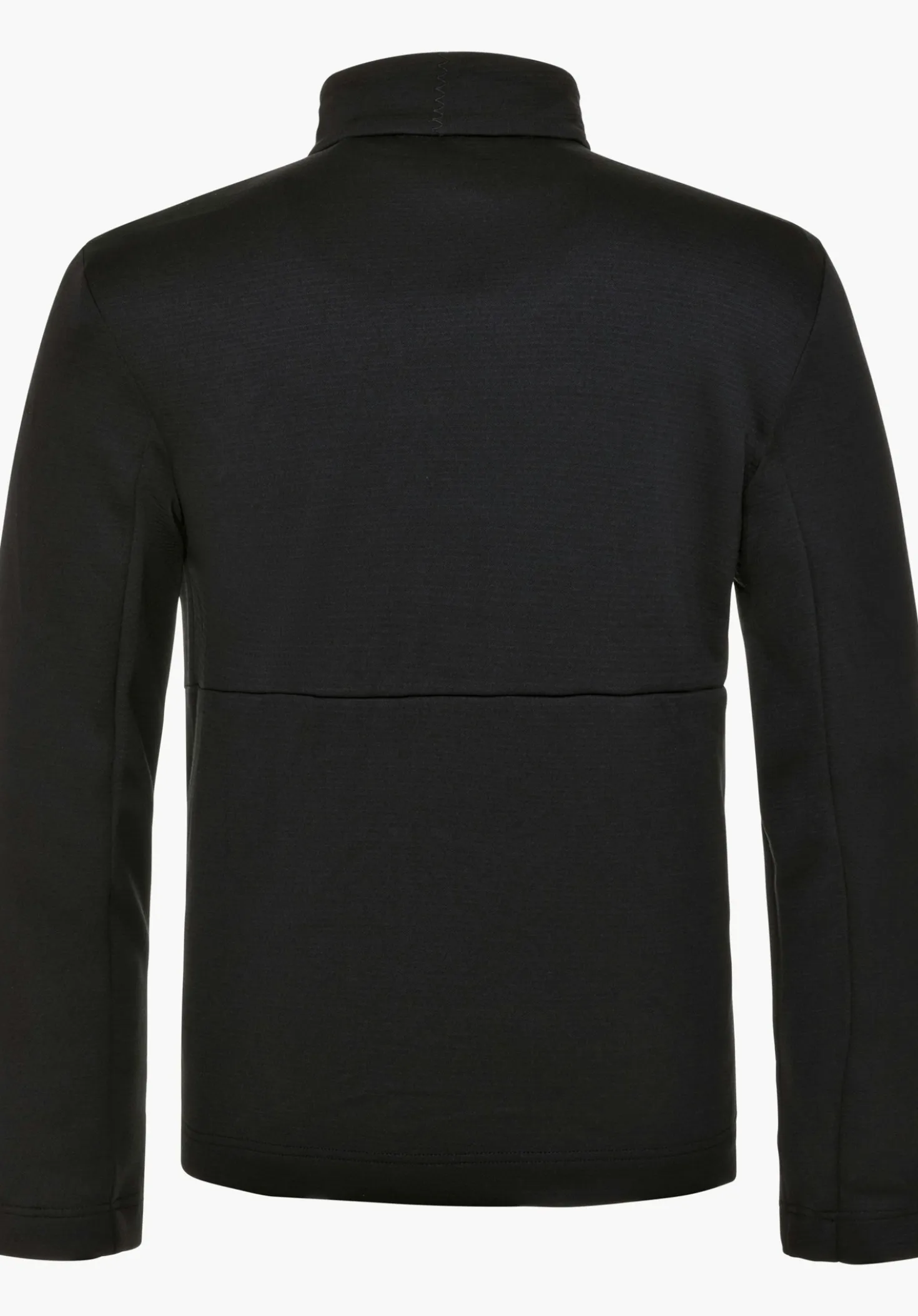 Strukturfleece Jacke mit Stehkragen