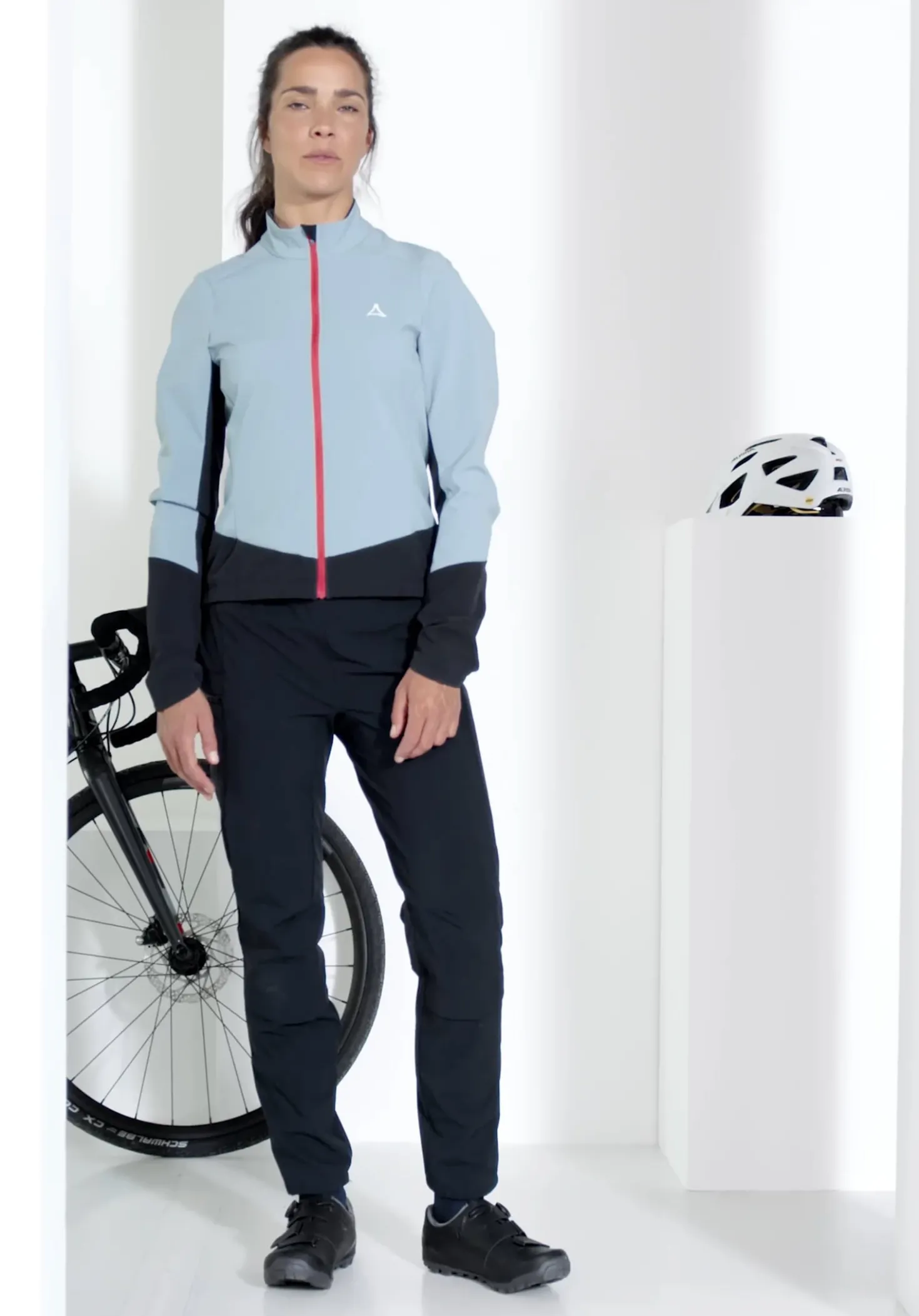 Technische Bike Softshell-Hybridjacke