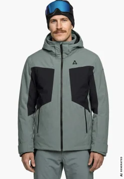 Technische Colour Block Design Skijacke