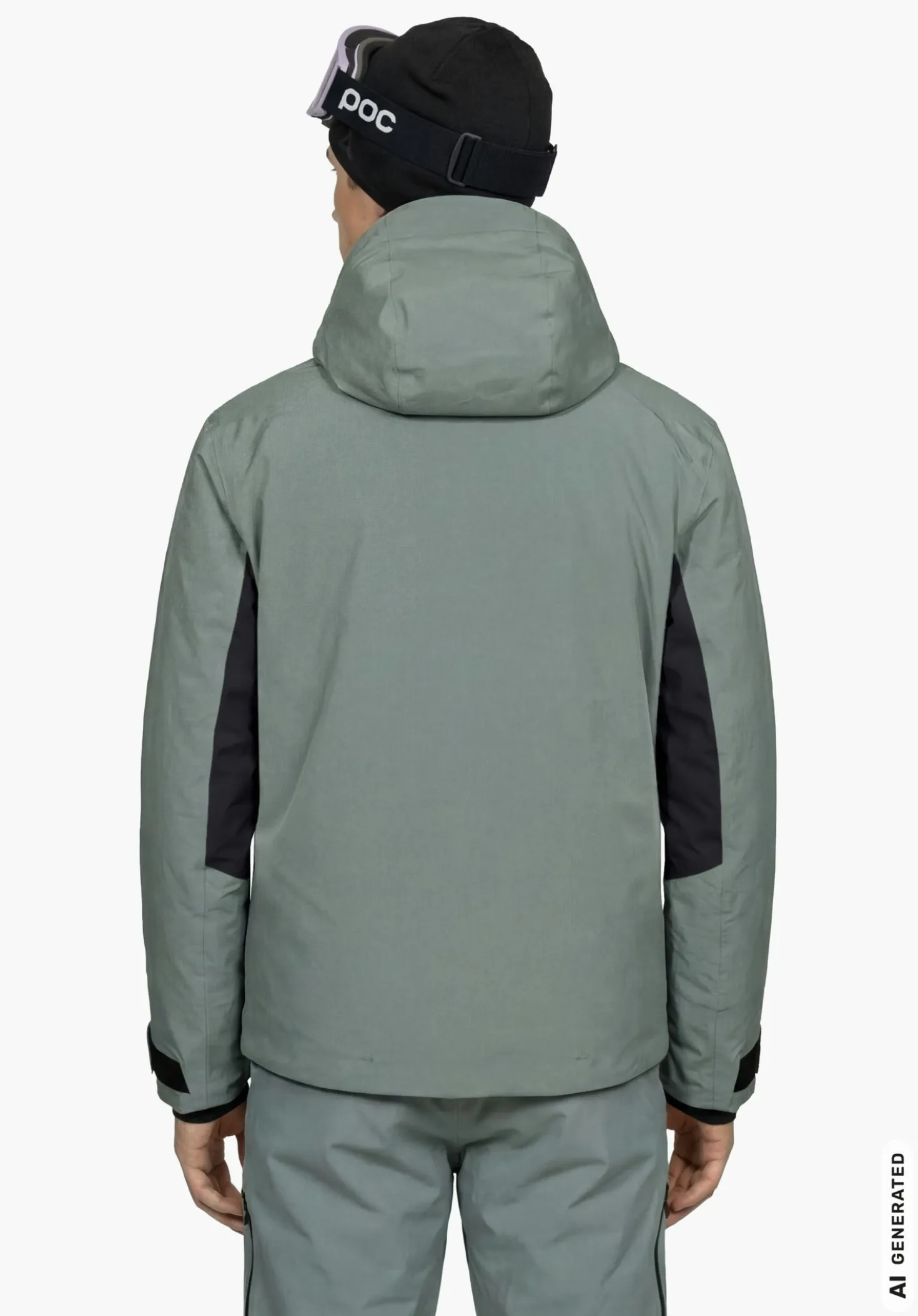 Technische Colour Block Design Skijacke