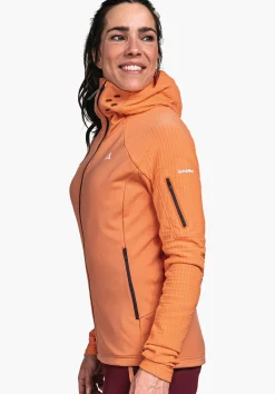 Technischer, sportiver Fleece Hoody