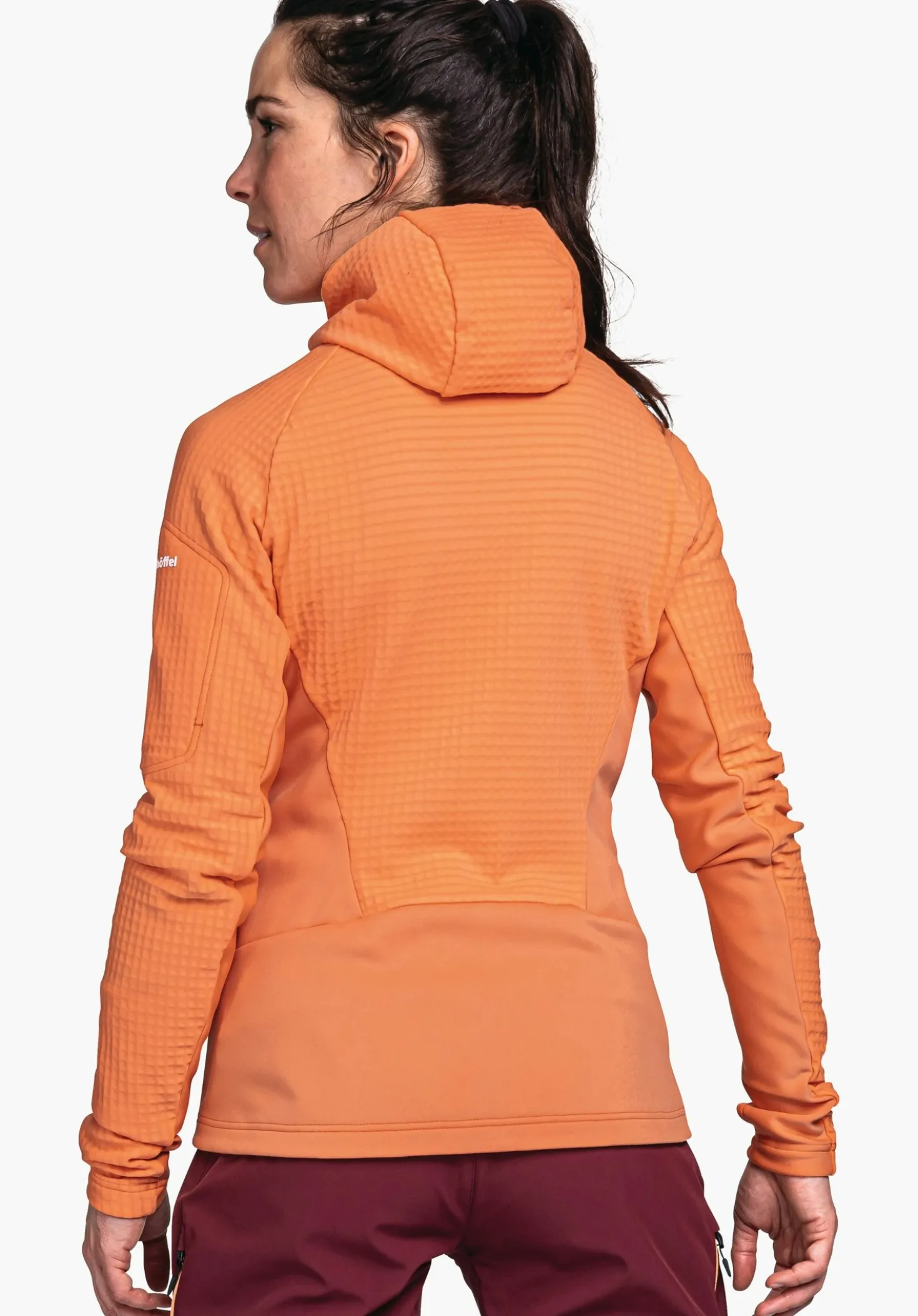 Technischer, sportiver Fleece Hoody
