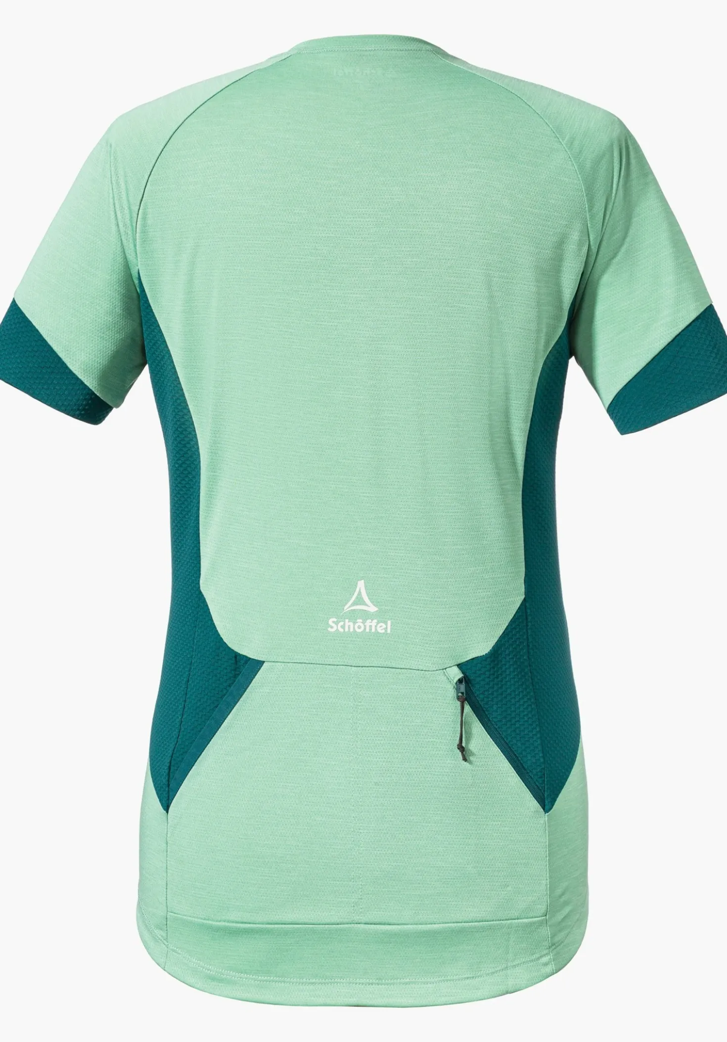 Technisches Bikeshirt aus Materialmix