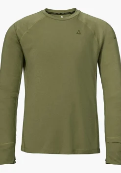 Technisches Longsleeve mit Wollanteil