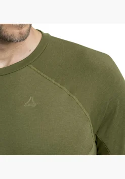 Technisches Longsleeve mit Wollanteil