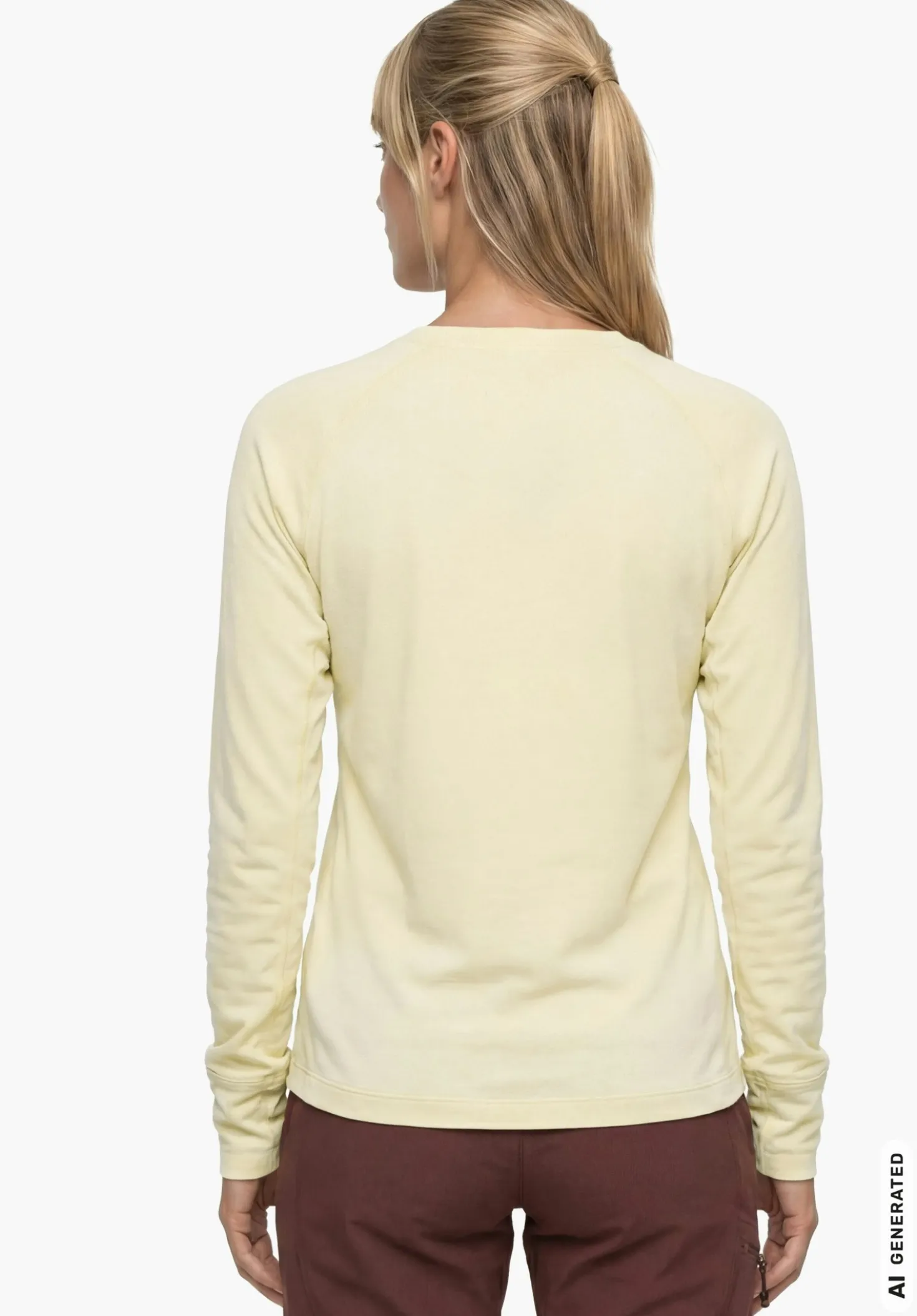 Technisches Longsleeve mit Wollanteil