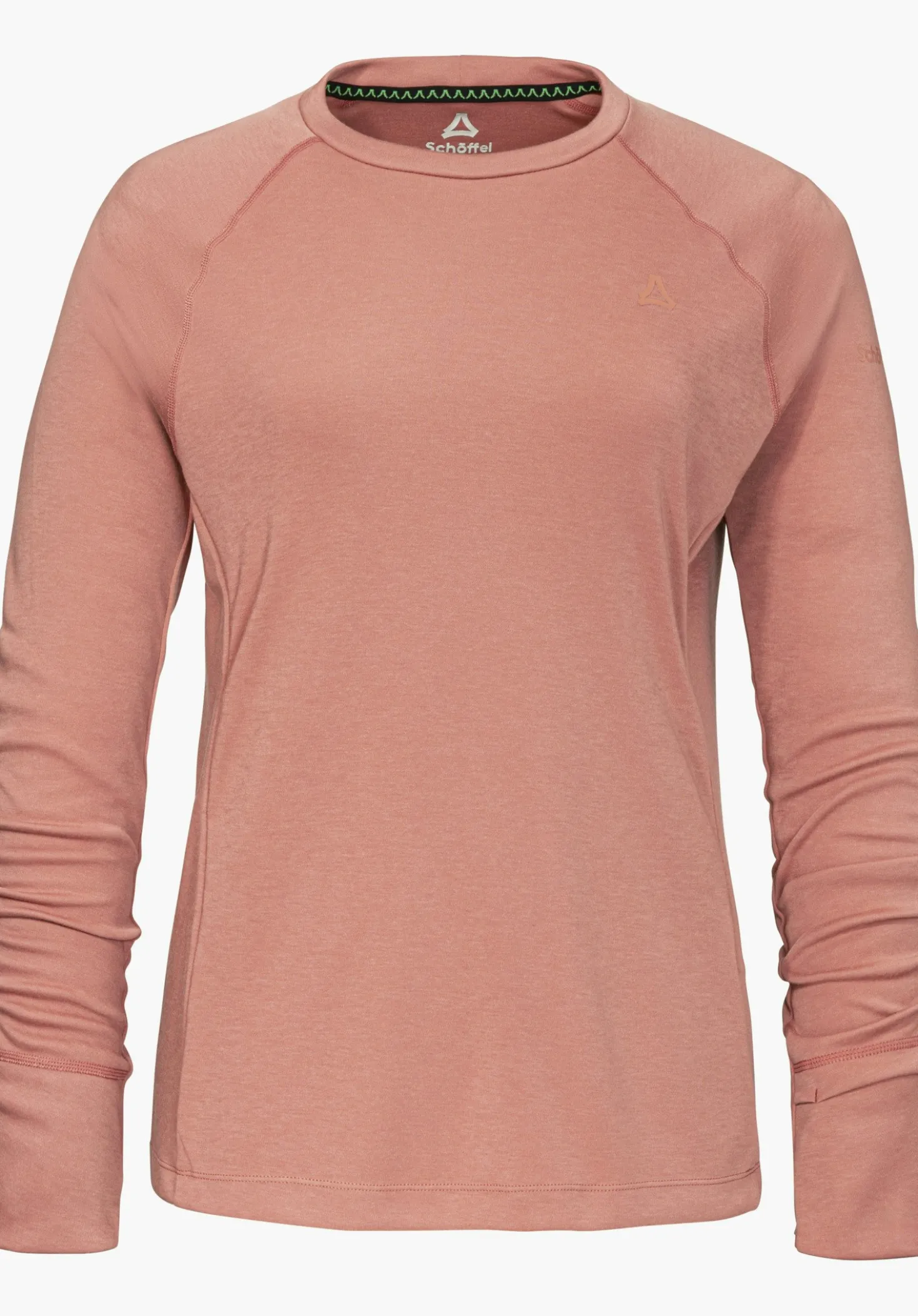 Technisches Longsleeve mit Wollanteil
