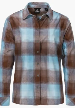 Wanderbluse mit krempelbaren Ärmeln