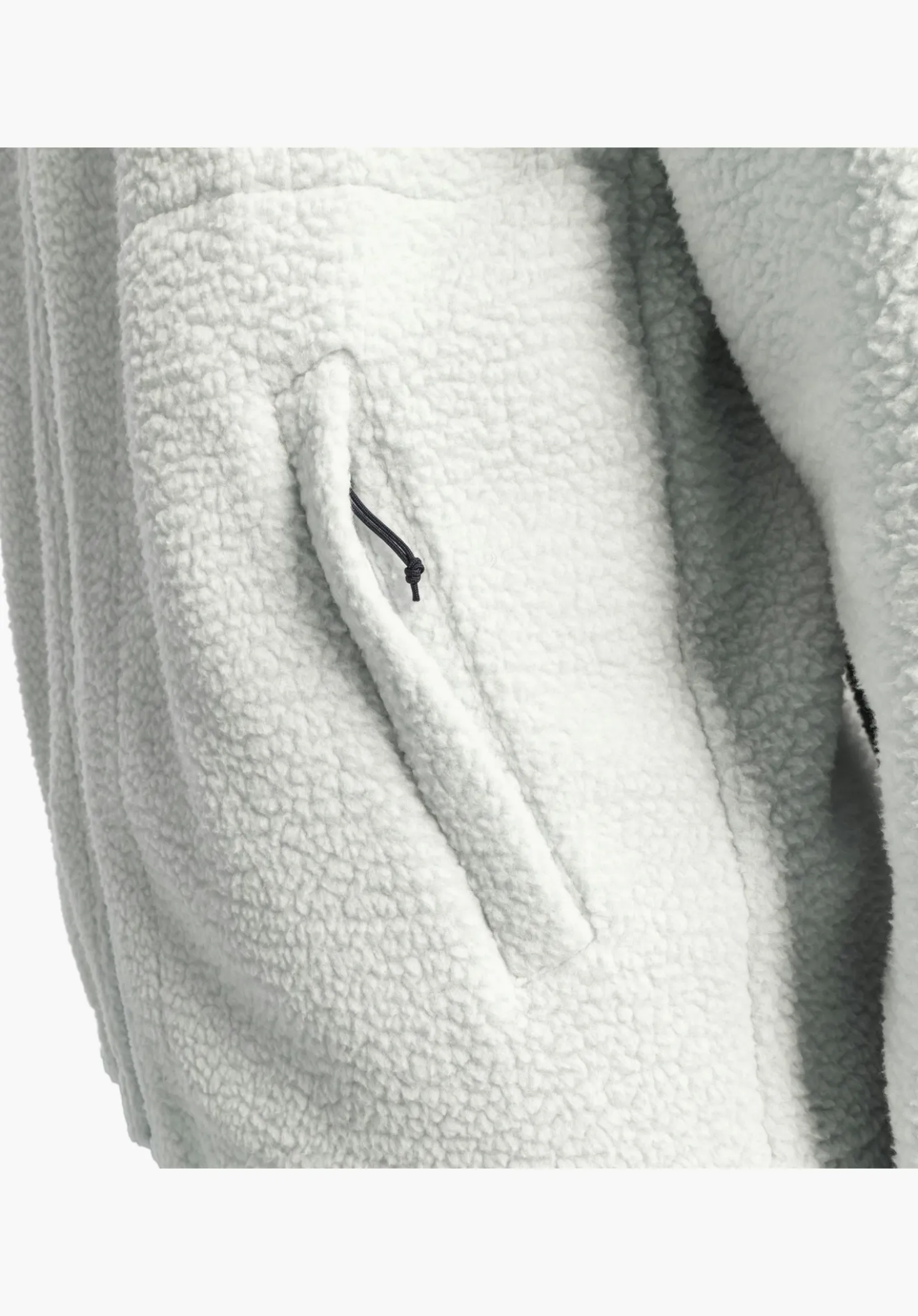 Warme Sherpa Fleece Jacke mit Stehkragen