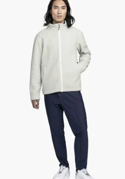 Warme Sherpa Fleece Jacke mit Stehkragen