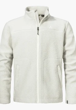 Warme Sherpa Fleece Jacke mit Stehkragen