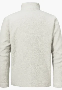 Warme Sherpa Fleece Jacke mit Stehkragen