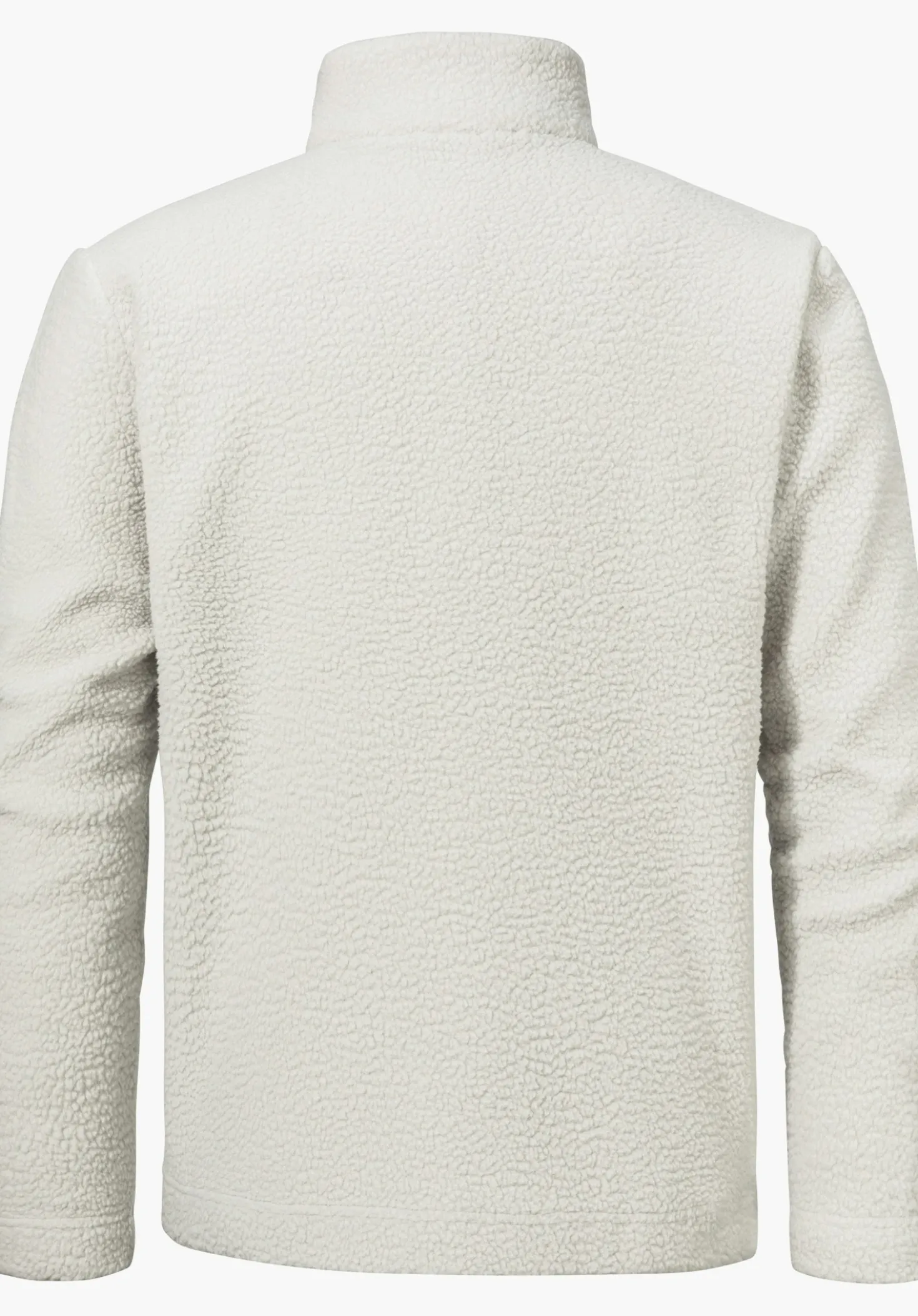 Warme Sherpa Fleece Jacke mit Stehkragen