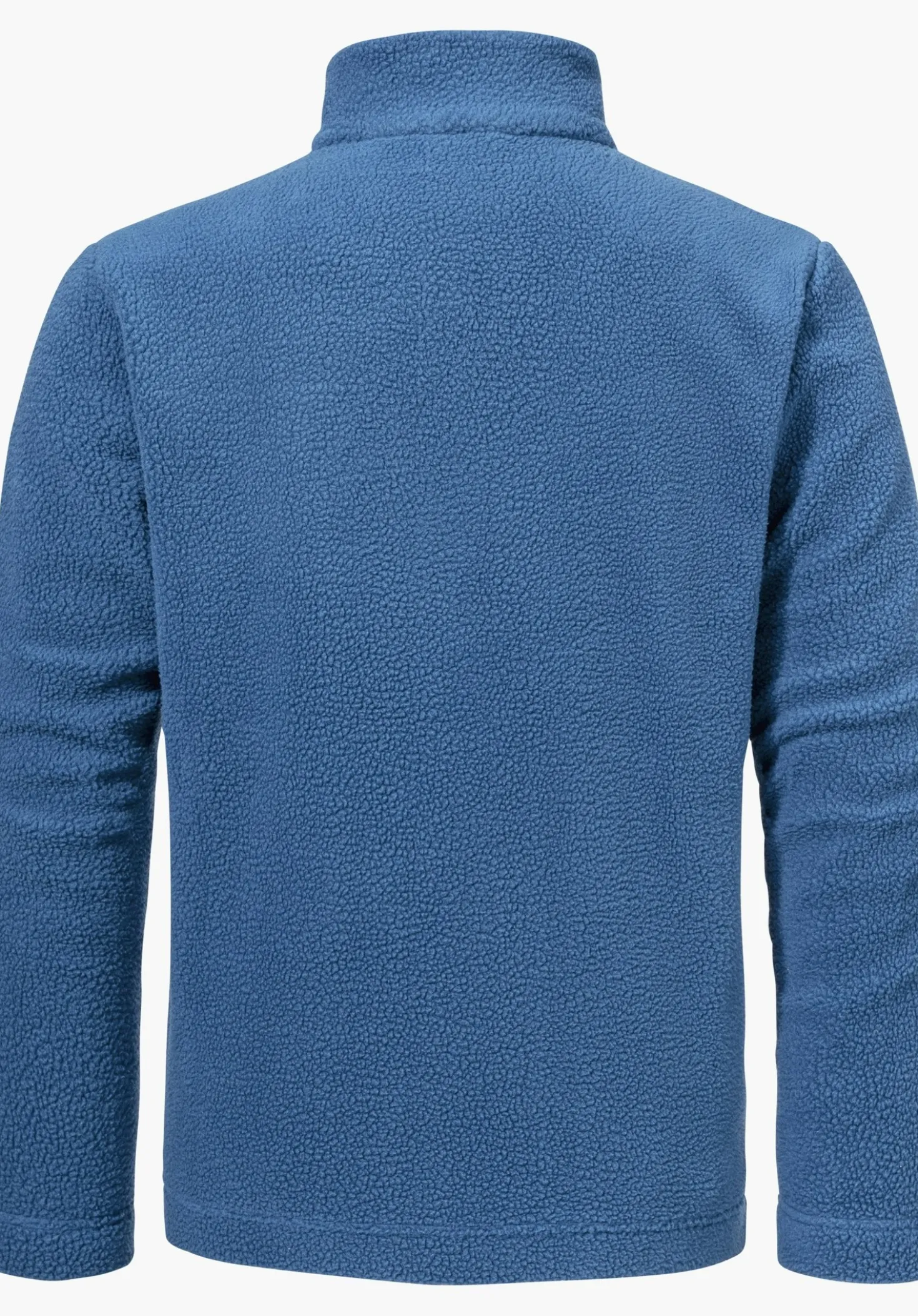 Warme Sherpa Fleece Jacke mit Stehkragen