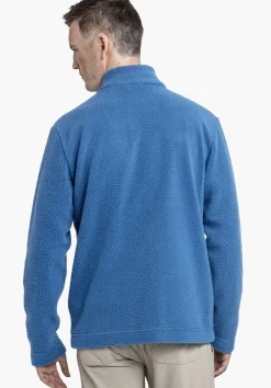Warme Sherpa Fleece Jacke mit Stehkragen