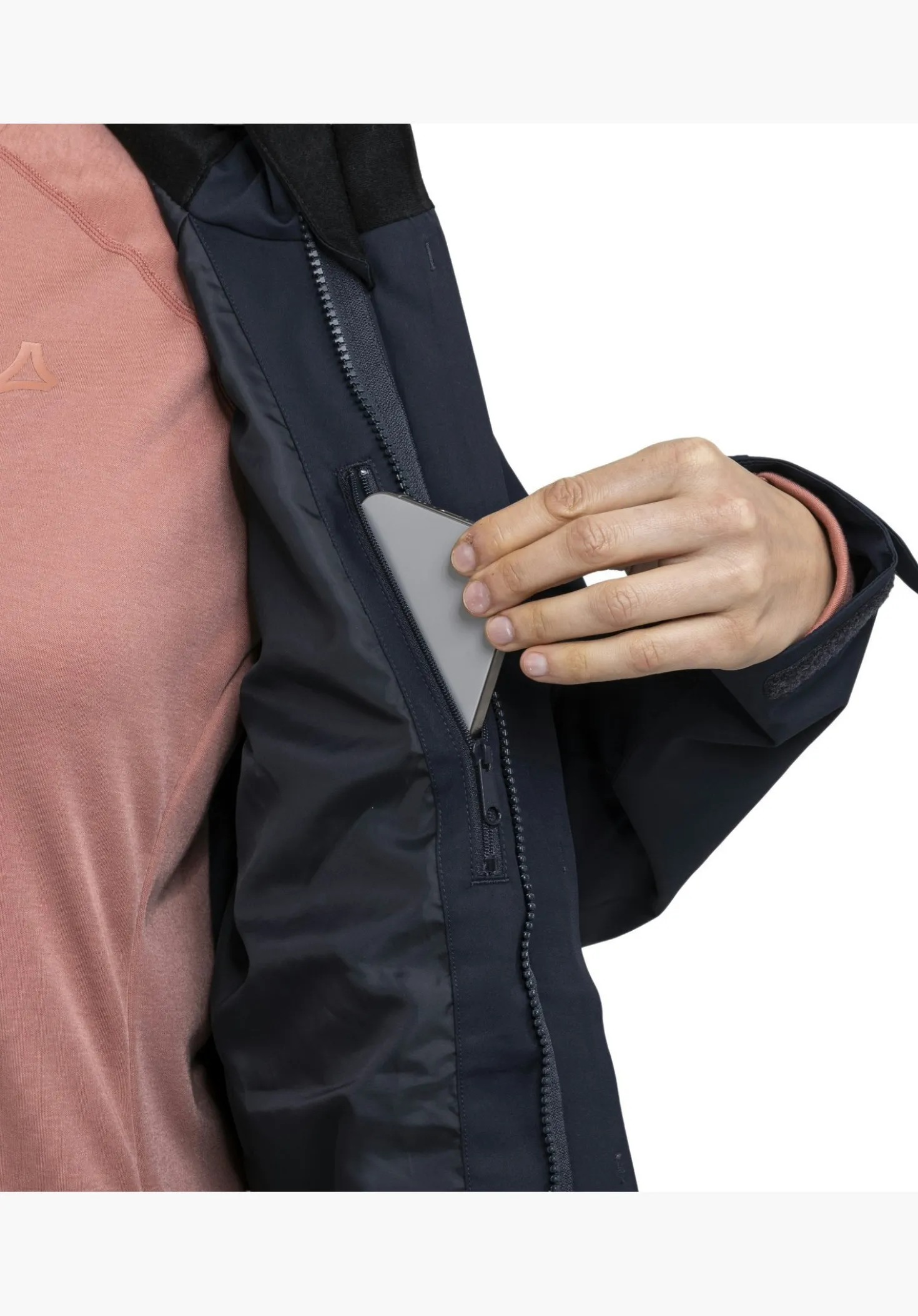 Wasserdichte Jacke mit ZipIn-System