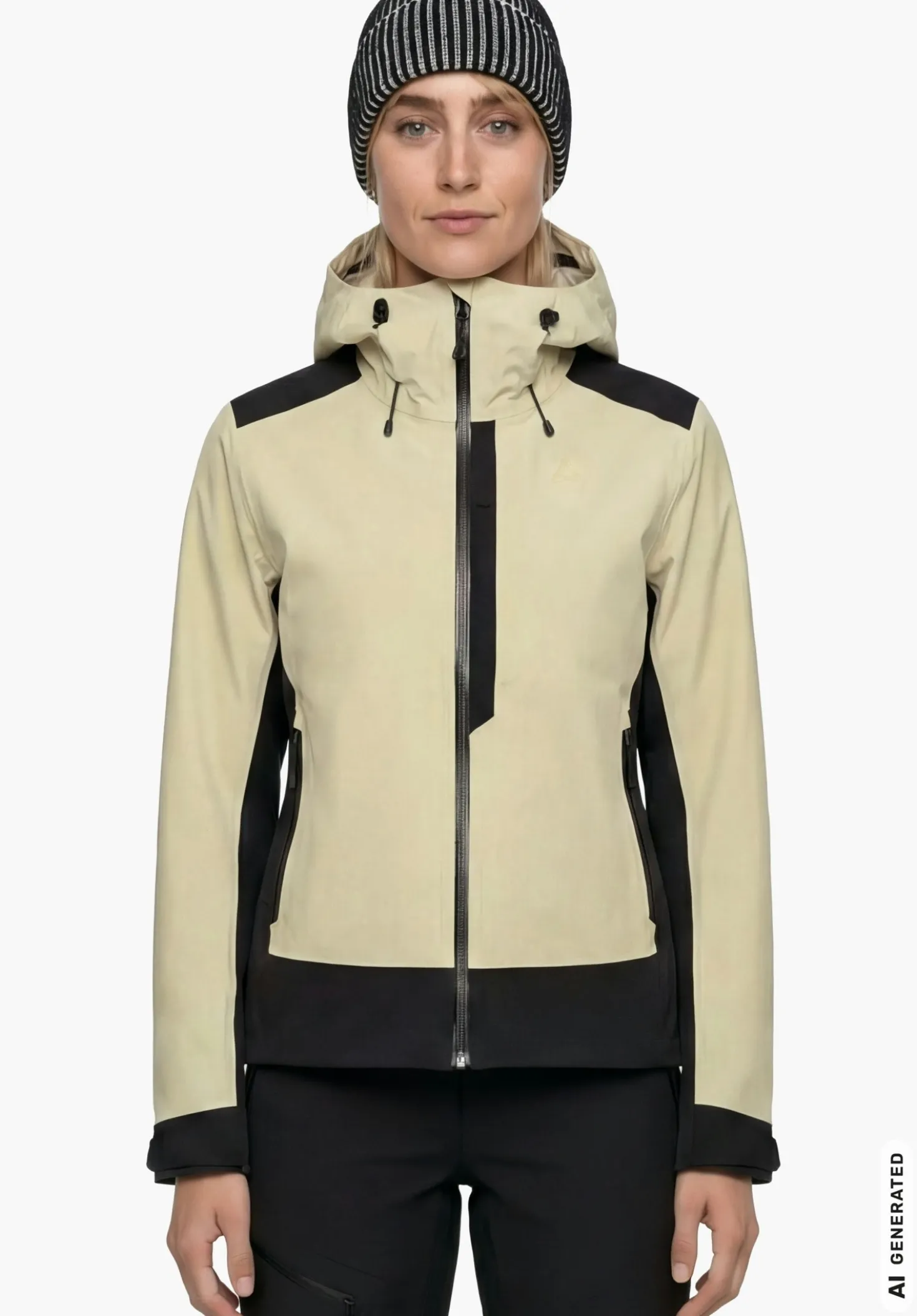 Wasserdichte 2-Lagen Jacke mit Stretch