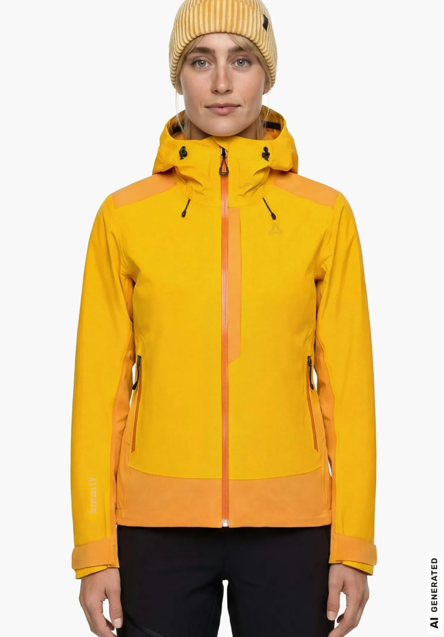 Wasserdichte 2-Lagen Jacke mit Stretch