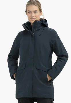 Wasserdichter 3in1 Parka mit Steppjacke