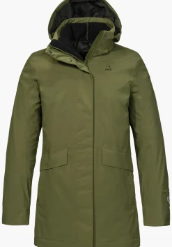 Wasserdichter 3in1 Parka mit Steppjacke