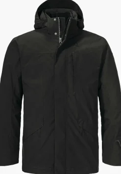 Wasserdichter 3in1 Parka mit Steppjacke