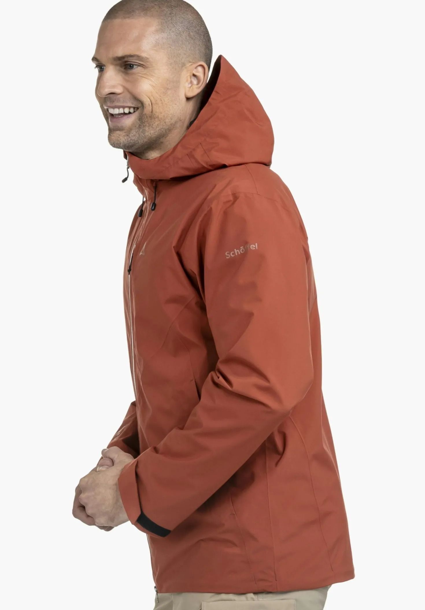 Wasserdichte Wanderjacke mit Brusttasche