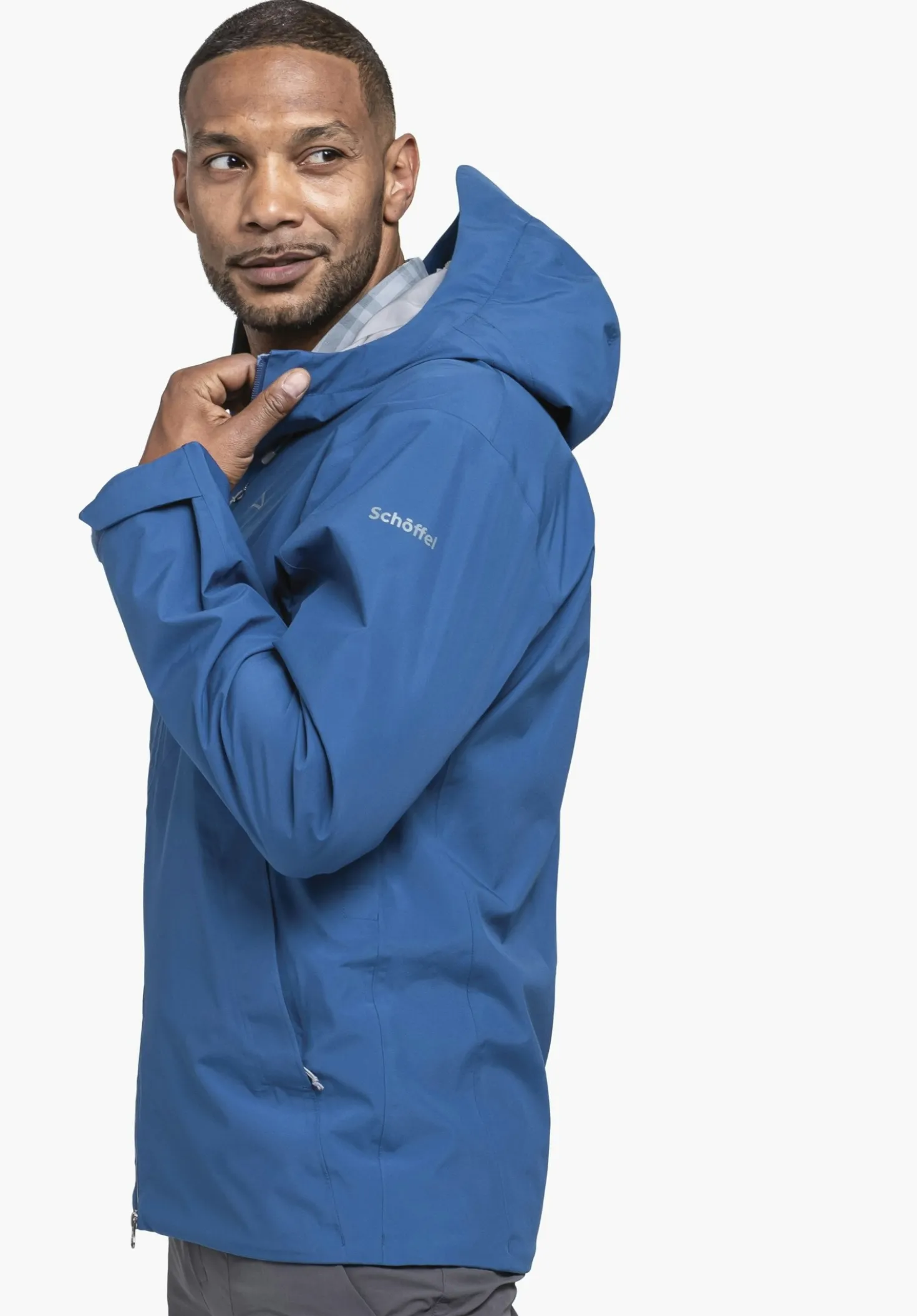 Wasserdichte Wanderjacke mit Brusttasche