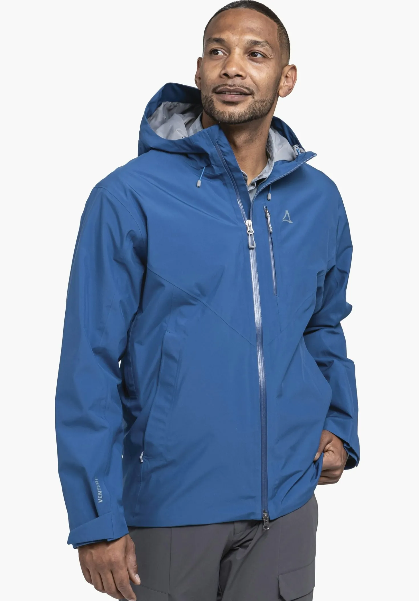 Wasserdichte Wanderjacke mit Brusttasche