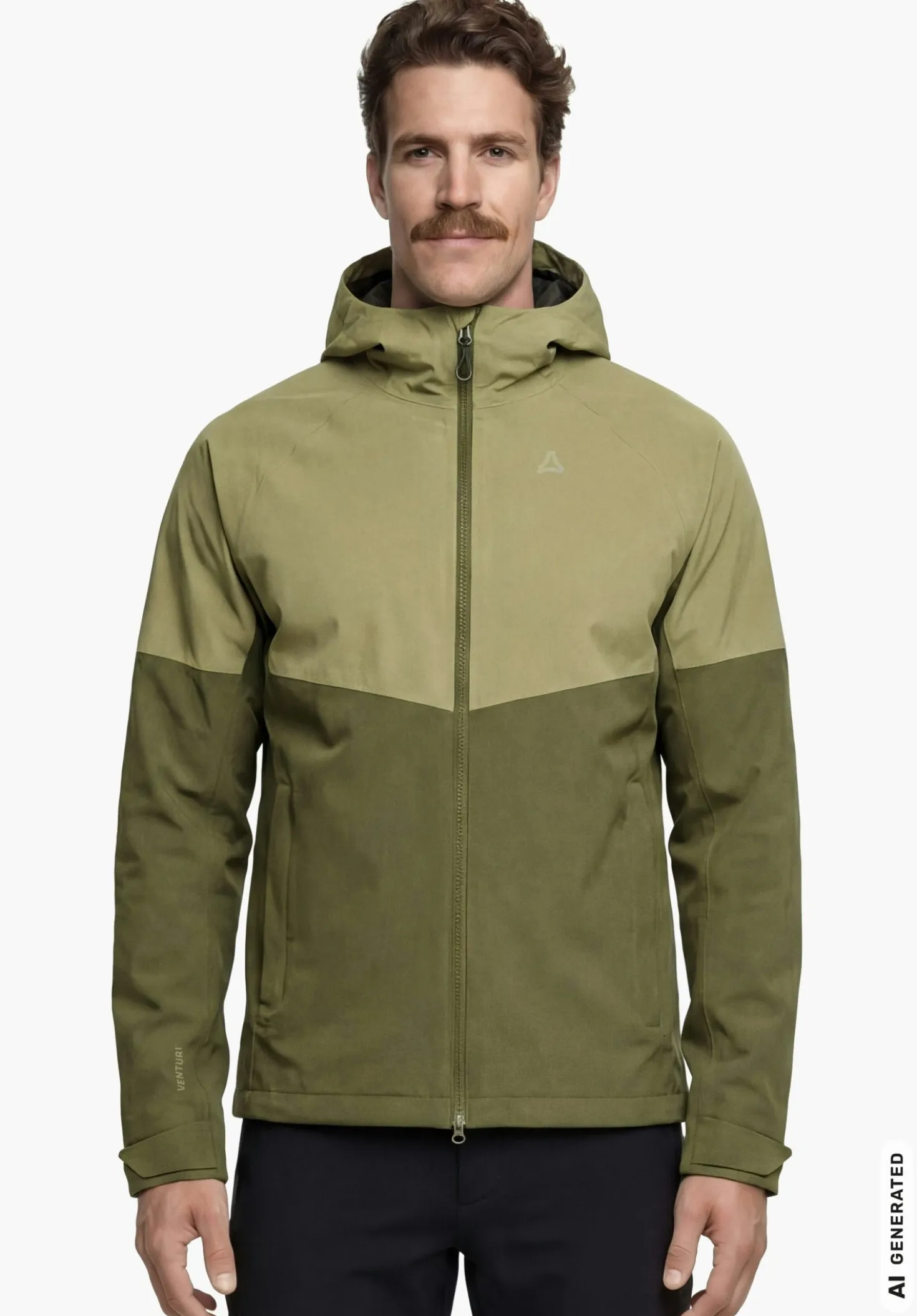 Wasserdichte ZipIn-Jacke mit Stretch