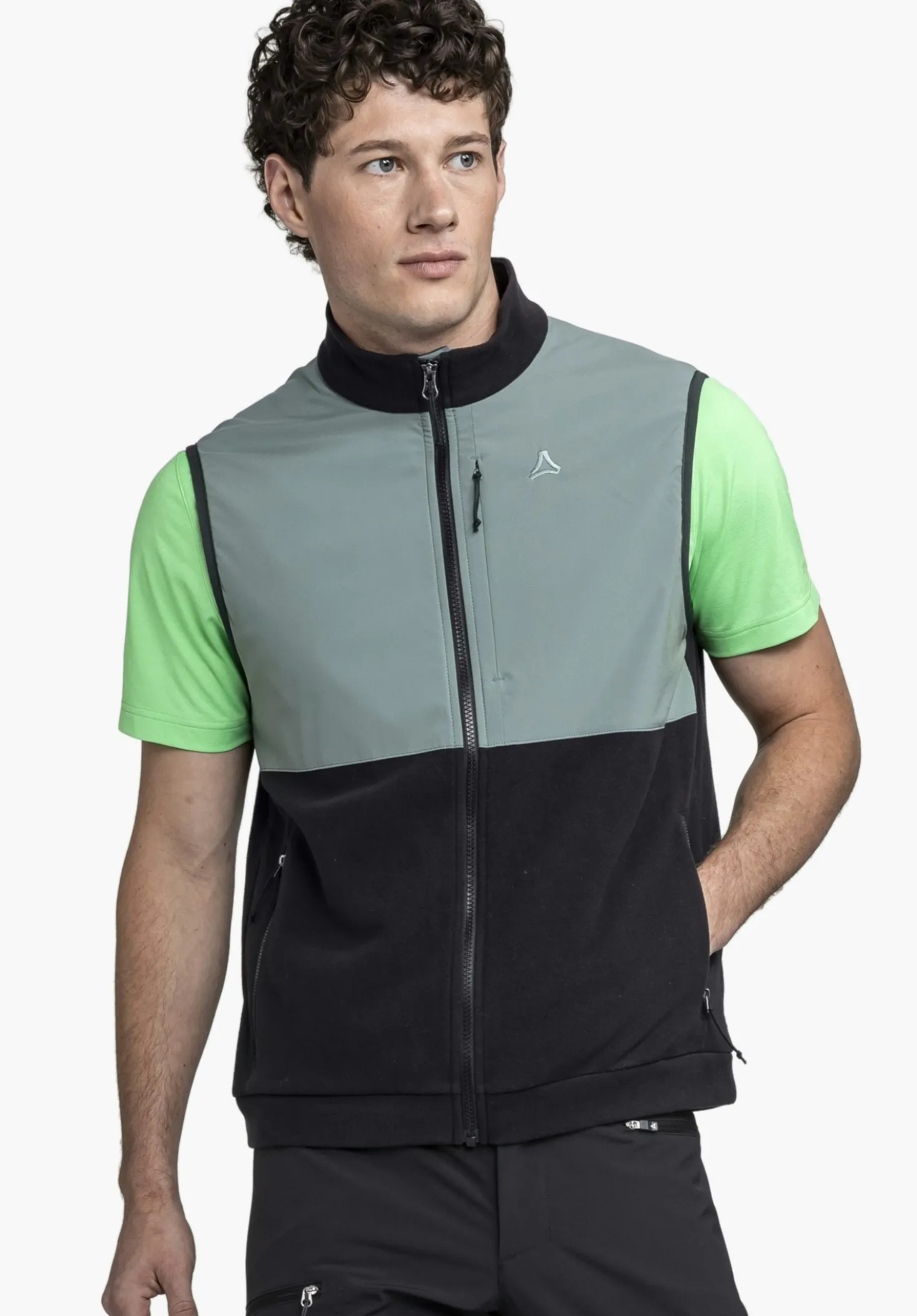 Weiche Microfleece-Weste mit Stretch