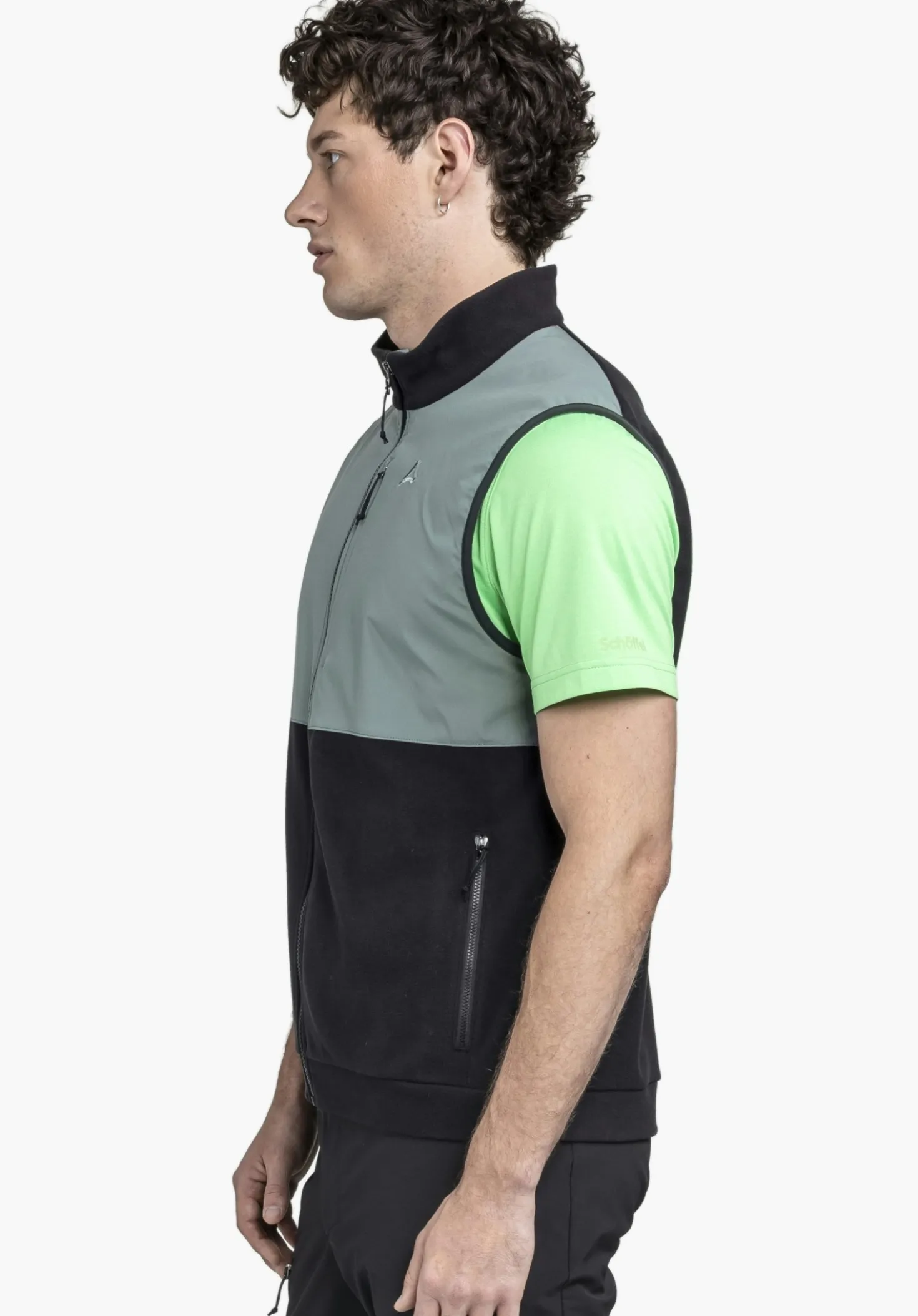 Weiche Microfleece-Weste mit Stretch