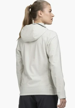 Windabweisender Fleece Hoody mit Stretch