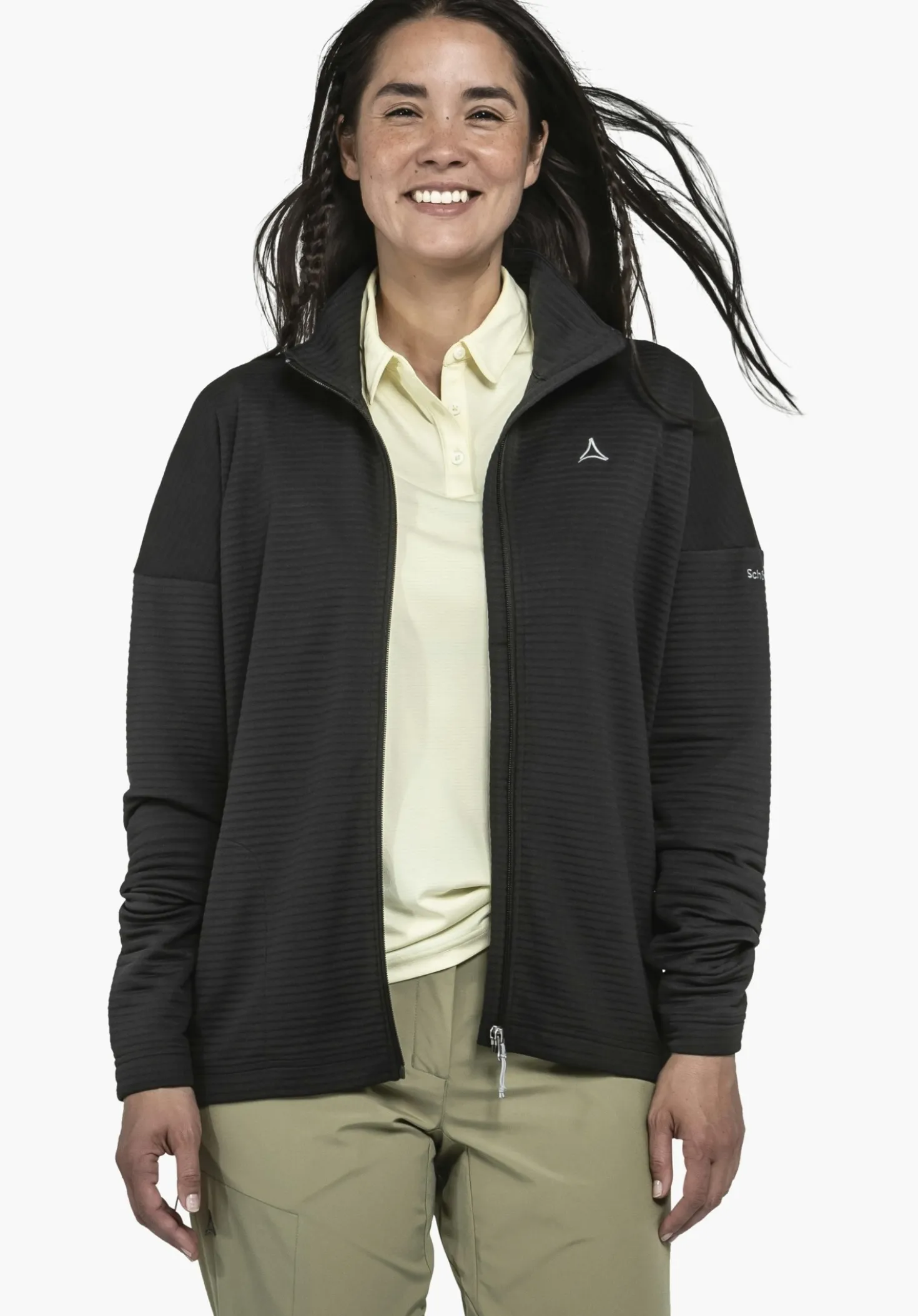 Wärmende & recycelfähige Fleece Jacke