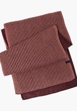 Wärmender Schal in 2-Tone Strick-Optik