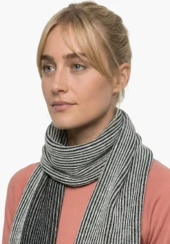 Wärmender Schal in 2-Tone Strick-Optik
