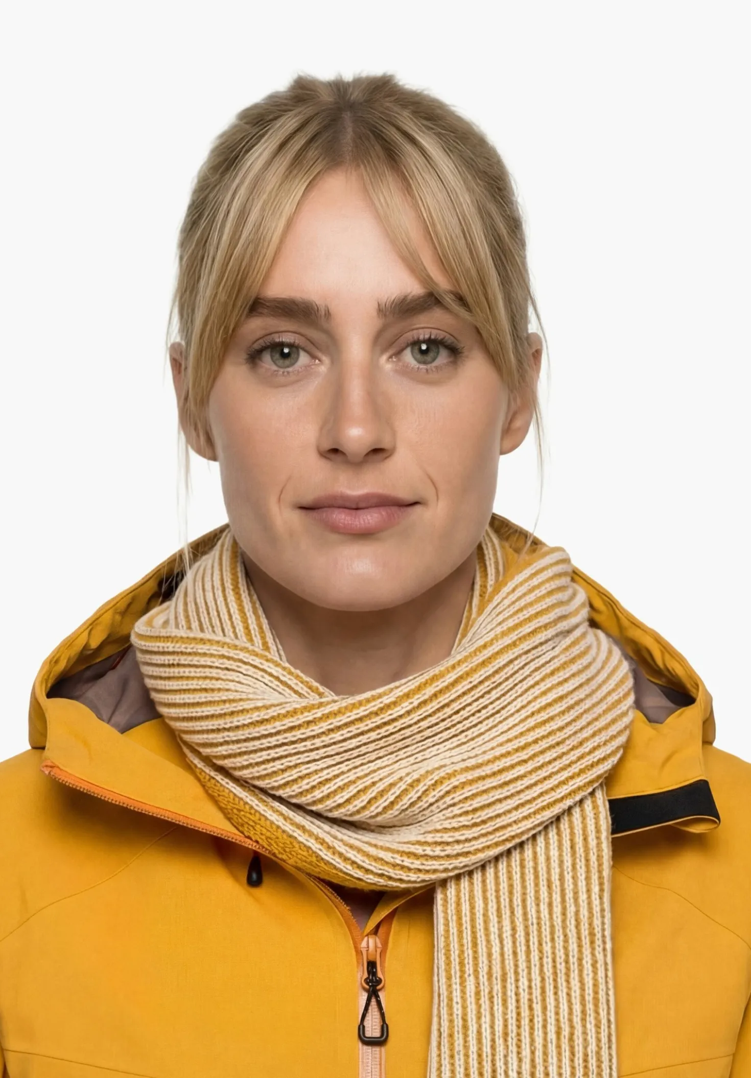 Wärmender Schal in 2-Tone Strick-Optik