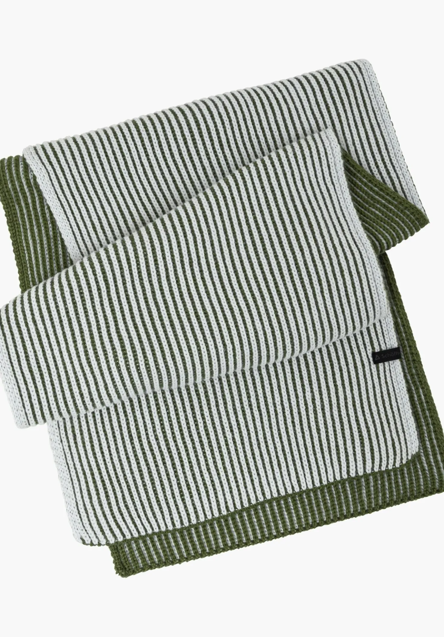 Wärmender Schal in 2-Tone Strick-Optik