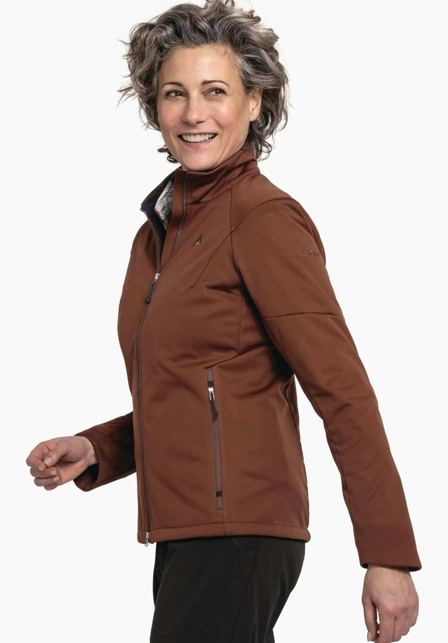 Wärmende Softshell Jacke zum Wandern