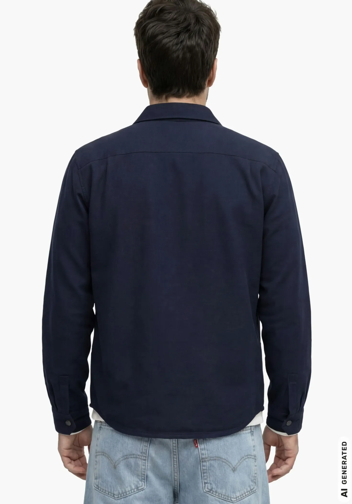 Wärmendes Overshirt aus Baumwolle