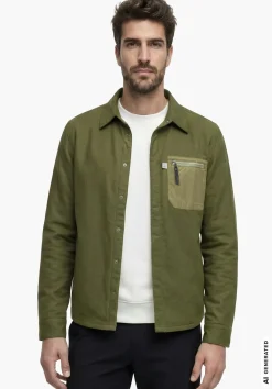 Wärmendes Overshirt aus Baumwolle