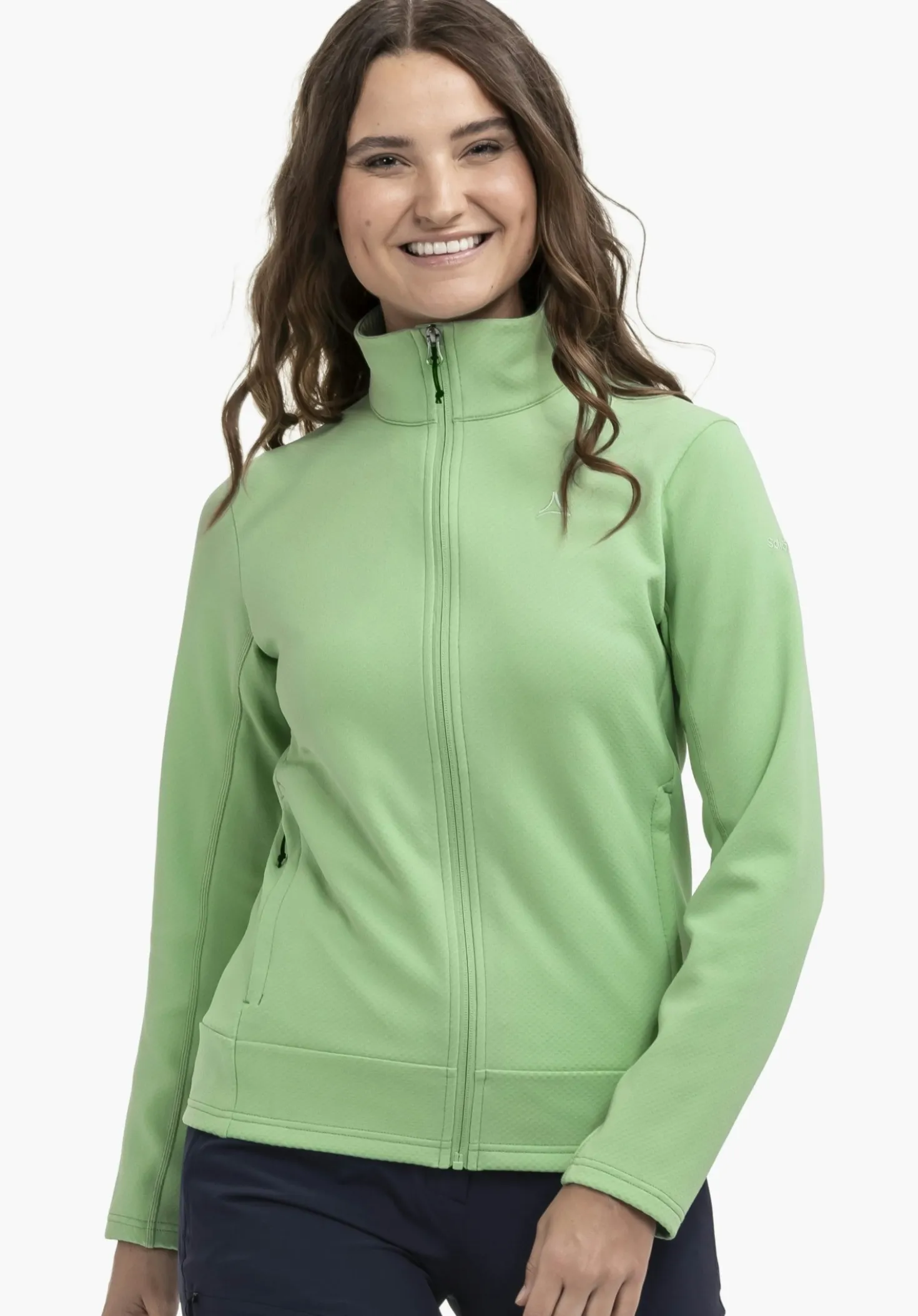 Wärmende Strick Fleecejacke