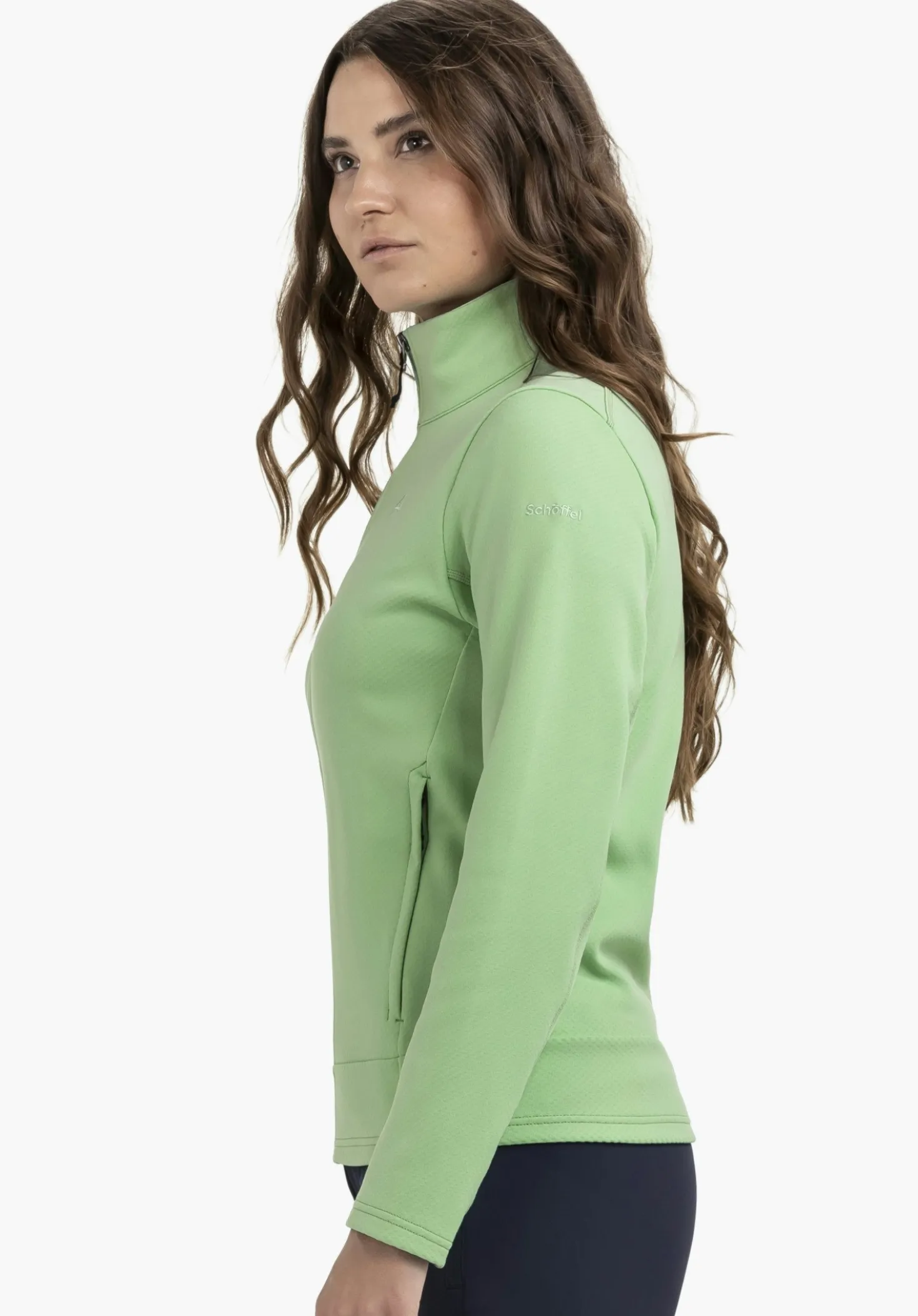 Wärmende Strick Fleecejacke
