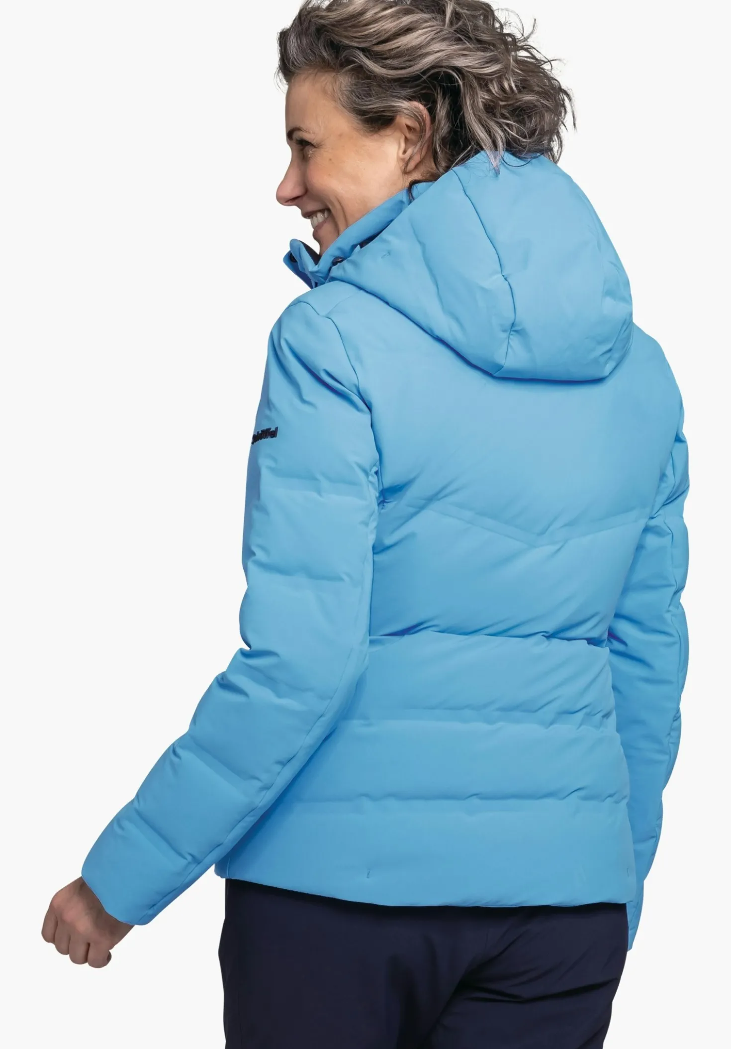 Zeitlose Premium Daunen-Skijacke